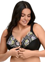 Glamorisera bygel-bh med blommig design 