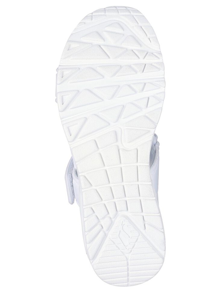 SKECHERS sandal tillverkad av stretchigt textilmaterial VIT