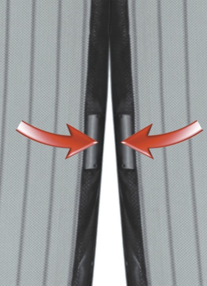 Insektsgardin med magnetsystem, st&auml;ngs automatiskt! 