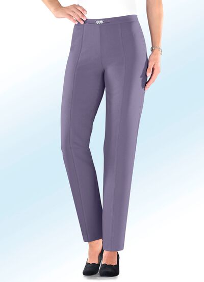 Byxor med elastisk midja bak 