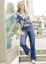 Jeans med fashionabla framfickor, 