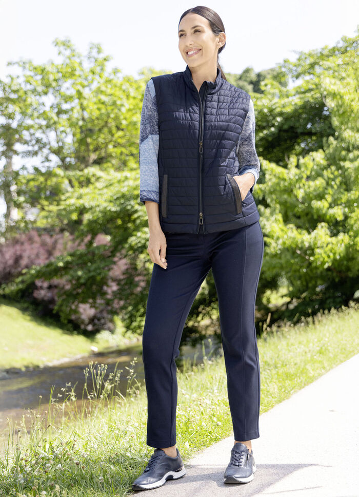 Quiltad väst med lätt vaddering 