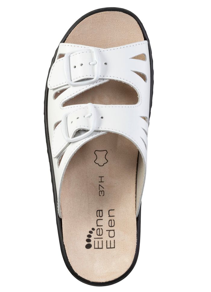 ELENA EDEN mulor gjorda av nappal&auml;der VIT