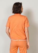 Mjukisjacka med ribbade &auml;rmslut 