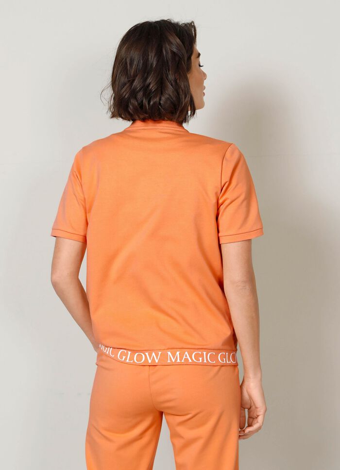 Mjukisjacka med ribbade &auml;rmslut 