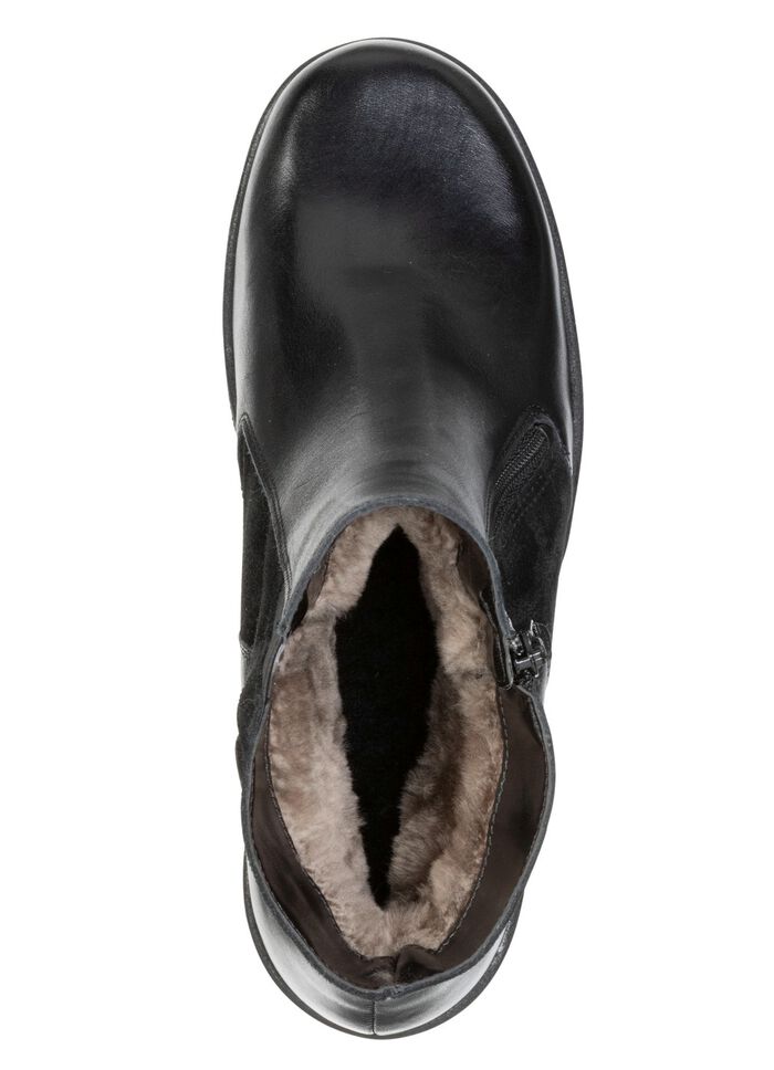 ELENA EDEN, fodrade damst&ouml;vletter, vinterskor, bredd H, med lammskinn 