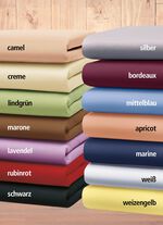 Ingjutet lakan i fin jersey med elastan 