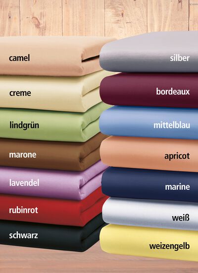 Ingjutet lakan i fin jersey med elastan 