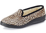 Trendiga damtofflor, bredd H, med ull, 