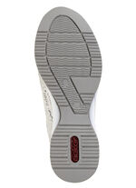 Rieker sneakers med snörning av tryckt syntetmaterial LJUSGRÅ-SILVER