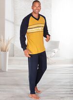 Pyjamas med V-ringning och muddar 