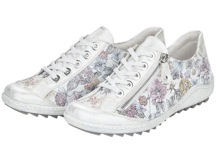 Remonte sneakers med snören SILVERFÄRGIG
