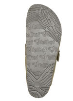 Fodrade herrträskor med lammskinn OLIV