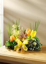 Upplyst bordarrangemang 