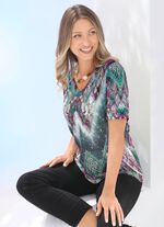 Skjorta med V-ringning 