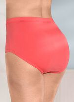 Paket med fem trosor med res&aring;r i midjan 