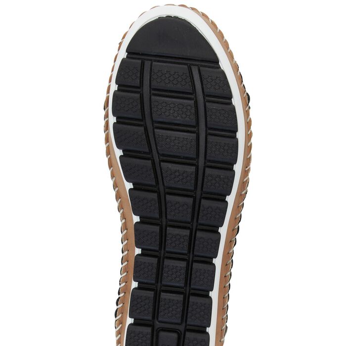 Gemini mockasin tofflor med en subtil skrynklig struktur 