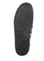 Tofflor av m&ouml;nstrat textilmaterial GR&Aring;-MULTICOLOR