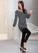 Unik l&aring;ng skjorta med sidoslitsar 