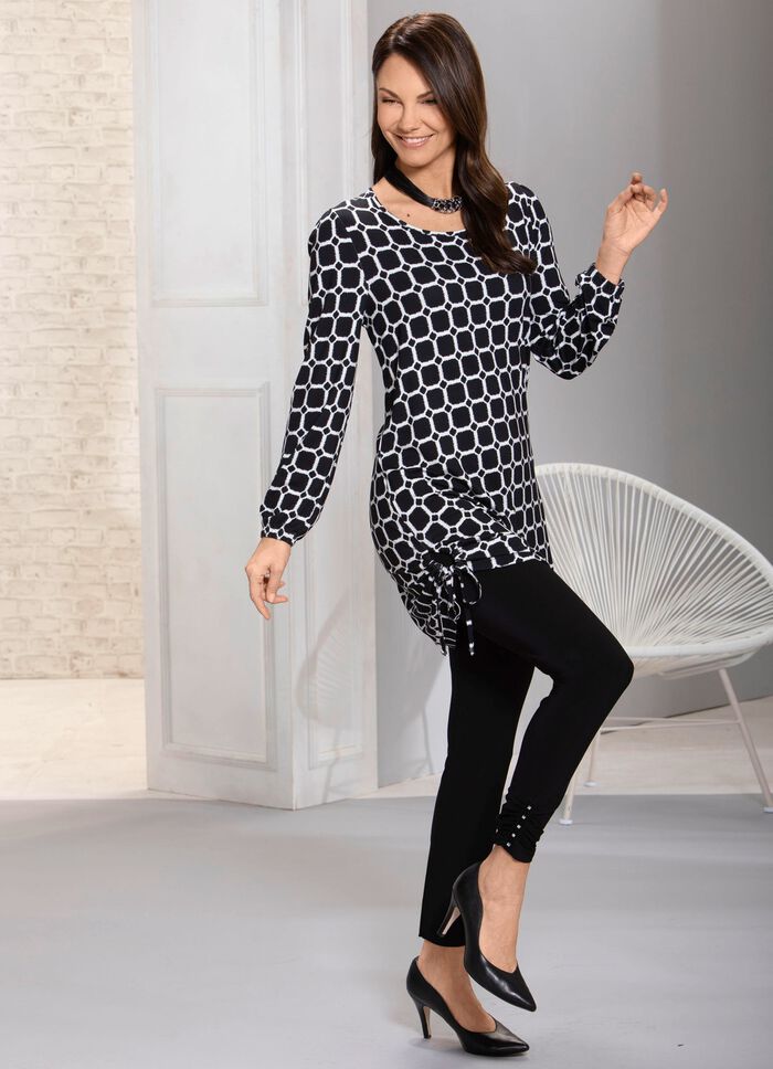 Unik l&aring;ng skjorta med sidoslitsar 