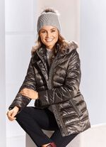 Jacka med avtagbar huva ESPRESSO