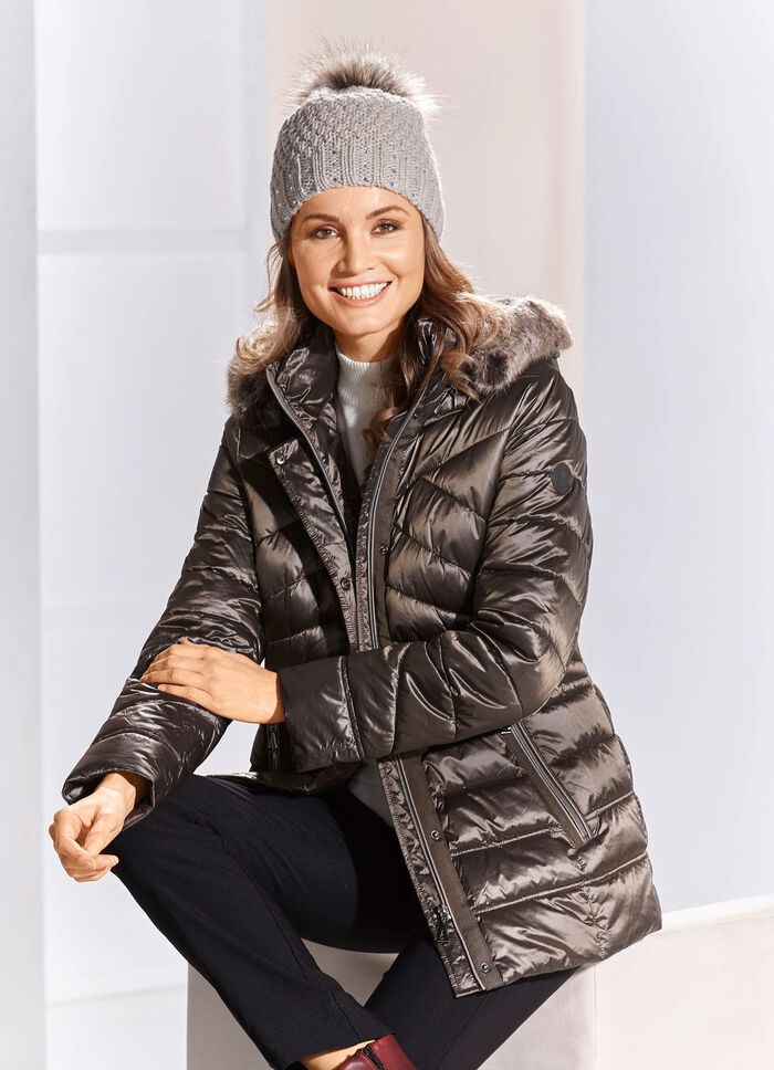 Jacka med avtagbar huva ESPRESSO