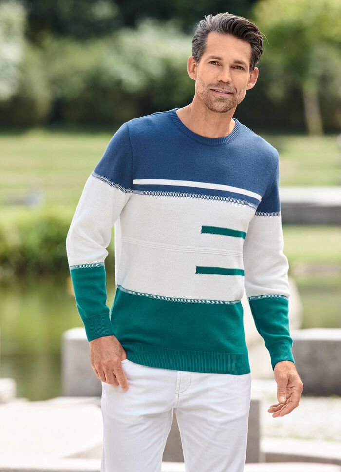 Trendig tr&ouml;ja med rund hals 