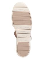 ELENA EDEN, somriga damtofflor, bredd H, med avtagbar fotb&auml;dd ECRUBEIGE