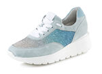 Ranger sneakers med gradient, gnistrande strass BLEU