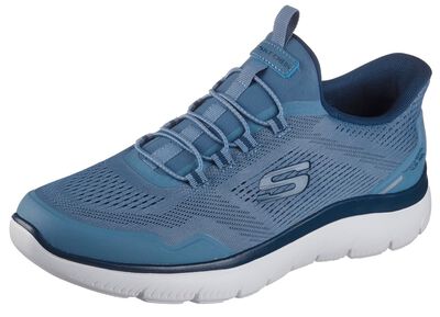 SKECHERS, sportiga herrsneakers, med gjuten slip-in-h&auml;lplatta 