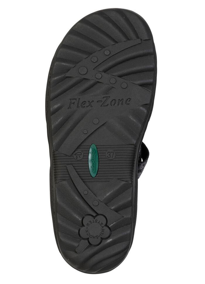 ELENA EDEN, sportiga damsandaler, vidd G, med kardborrekn&auml;ppning 