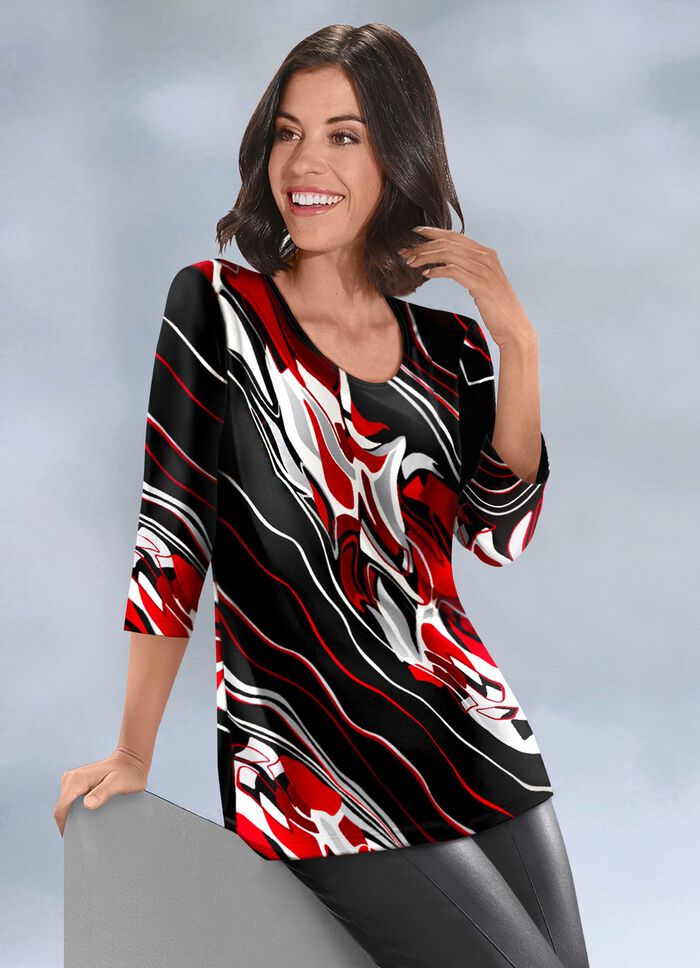 Topp med 3/4-l&aring;ng &auml;rm 