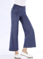 Culottes i 5-ficksform JEANSBLAU