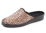 Trendiga damtofflor i leopardm&ouml;nster 