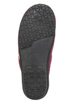 Fodrade damtofflor, med ny ull BORDEAUX