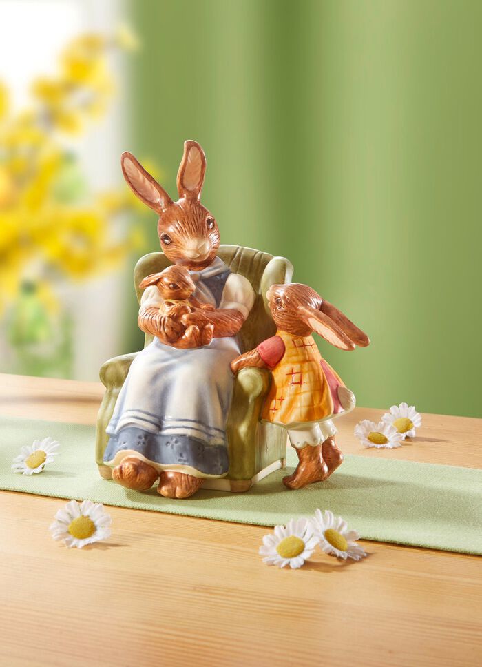 mamma kanin med barn 