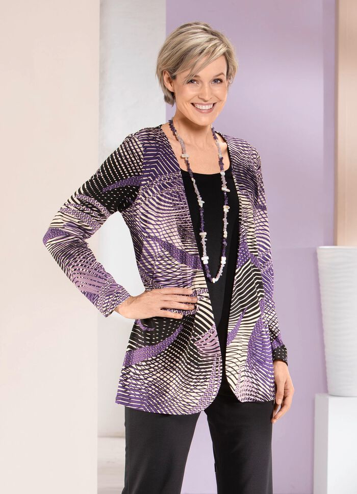 Skjorta i jacka-look 