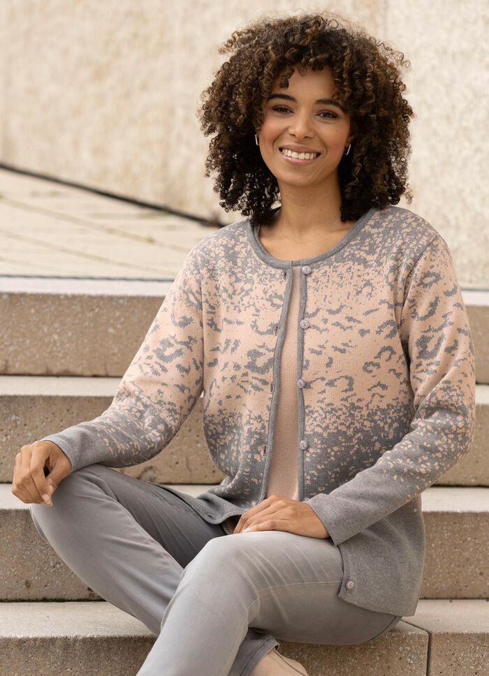 stickat twinset i jacquarddesign 