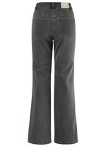 Jeans med dekorativa sömmar i etnisk stil, 
