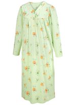 Nattlinne i tv&aring;-pack, l&aring;ng &auml;rm med knappsl&aring; 