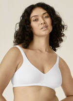 Naturana två-pack bh med mikrofiber 1X PULVER, 1X VIT