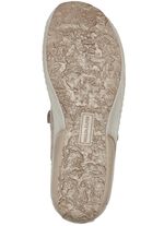 Waldl&auml;ufer, bekv&auml;ma damsandaler, bredd G, med uttagbar fotb&auml;dd TAUPE