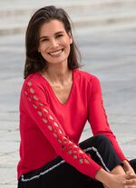 Tr&ouml;ja i mjuk, l&auml;tt glansig kvalitet 