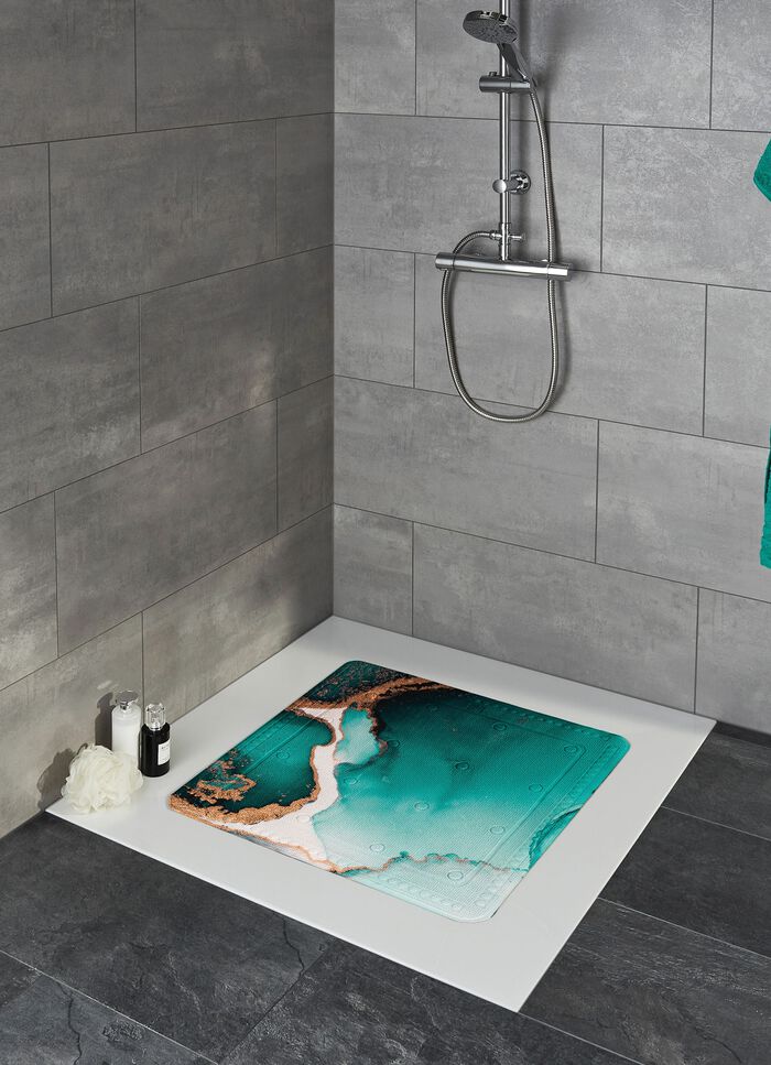 S&auml;kerhetsinl&auml;gg med marmorm&ouml;nster 