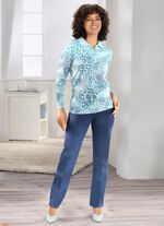 Pullover i mjuk, flytande kvalitet 