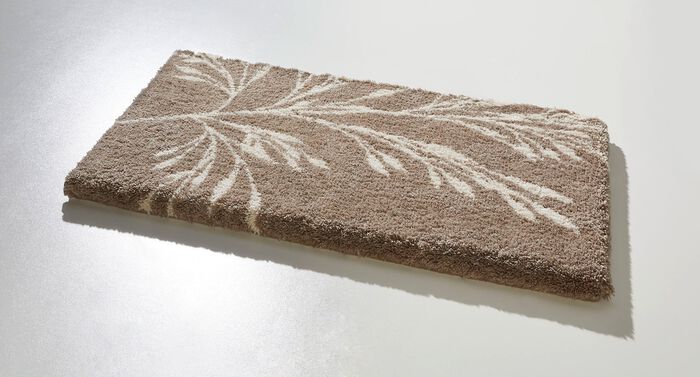 Badrumsset med halkfri latexbel&auml;ggning TAUPE