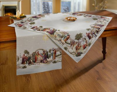 Bords- och rumsdekoration av gobel&auml;ng 