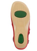 Mubb sandal med elastisk inl&auml;gg i kulomr&aring;det 