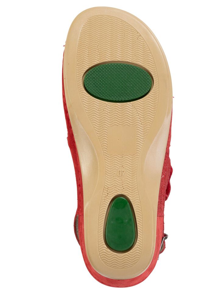 Mubb sandal med elastisk inl&auml;gg i kulomr&aring;det 
