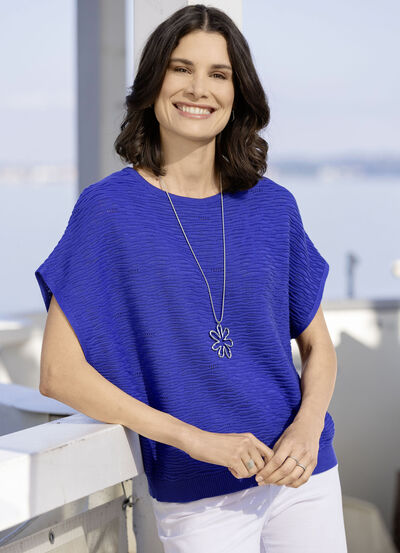 Tröja i dekorativ design 